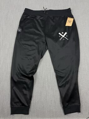 EvoShield Evo 365 Fleece Jogger Pants 2XL Black Baseball Athletic NWT Men’s